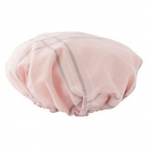 Mold-resistant Double Layers Bathing Hat Shower Cap Waterproof Bath Cap Pink