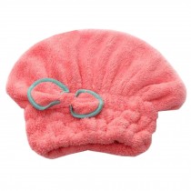 Super-Absorbent Dry Hair Cap Shower Cap Female Dry Hair Towel Watermelon Red