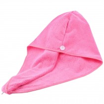 Super-Absorbent Dry Hair Cap Shower Cap Female Dry Hair Towel Pink