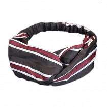 2 Pieces Headbands Hair Bands Classical Boyish Style Red and Black Straps Summer