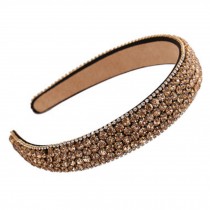 Womens Luxury Diamond Crystal Headband Hairband Hair Accessories, Champagne