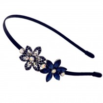 Womens Luxury Diamond Rhinestone Headband Hairband Hair Accessories, Flower