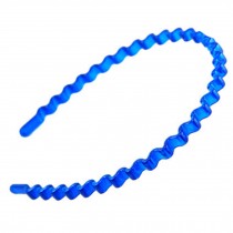 Womens Wavy Design Hair Hoop Headband Hairband Accessories Headdressing, Blue