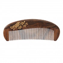 Premium Smooth Hair Comb Wooden Comb Anti-static Combs with Case