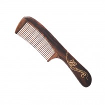Premium Durable Smooth Hair Comb Wooden Comb Anti-static Combs with Case