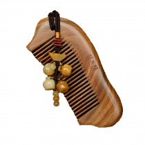 Green sandalwood comb massage comb wide-tooth curls Chinese Traditional Comb