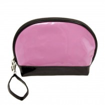 PU Waterproof Portable Travel Cosmetic Bag Makeup Pouches,Purple