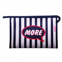 Striped Travel Cosmetic Bag Storage Bag Makeup Bags Cosmetic Pouches, C
