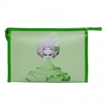 Waterproof Makeup Bags Cosmetic bag Handbag Makeup Pouches, Green
