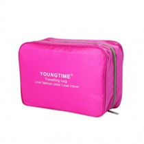 Unisex Waterproof Cosmetic Makeup Bag Travel Kit Organizer Luggage,red C