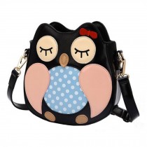 Girls Leisure Owl Handbags Handbag Lovely  Purse Bag Single Shoulder Strap Bag  Pu   Personality
