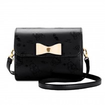 Purse Bag Single Shoulder Strap Bag Girlfriend Kids Birthday Gift Leisure Cute Small Bag, black