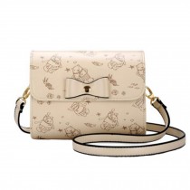 Purse Bag Single Shoulder Strap Bag Girlfriend Kids Birthday Gift Leisure Cute Small Bag, beige
