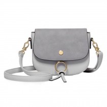 Retro Style Purse Bag Single Shoulder Strap Bag friend Birthday Gift Leisure Cute Small Bag,  grey