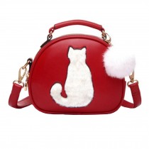 Retro Style Purse Bag Single Shoulder Strap Bag friend Birthday Gift Leisure Cute  handbag,Red