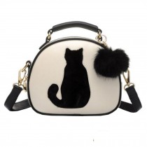 Retro Style Purse Bag Single Shoulder Strap Bag friend Birthday Gift Leisure Cute  Cat handbag