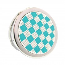 Lovely Make-up Mirror Beauty Two-Sided Cosmetic Mirror Colorful World Blue