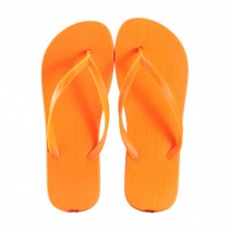 Unisex Casual Flip-flops Beach Slippers Anti-Slip House Slipper Sandals Orange