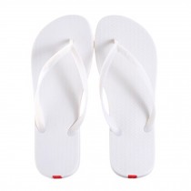 Unisex Casual Flip-flops Beach Slippers Anti-Slip House Slipper White