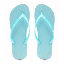 Unisex Casual Flip-flops Beach Slippers Anti-Slip House Slipper Light Blue