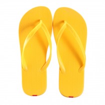 Unisex Casual Flip-flops Beach Slippers Anti-Slip House Slipper Yellow