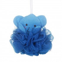 Lovely Cotton Children/Infant Baby Mesh Foamy Bath Sponges Elephant