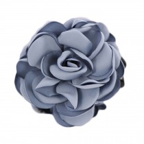 Hair Clip Rose Barettes Elegant Hair Ties Blue Gray Women Girls Summer Classical