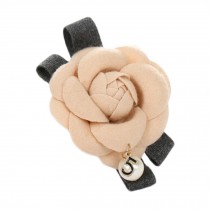 Hair Clips Camellia Barettes Khaki Classical for Summer Date Good-looking Flower