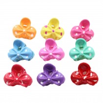 Set of 15 Baby Girl Hair Bangs Hair Claw Clips Hair Pin Color Random Bow tie