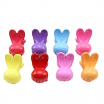 Set of 15 Baby Girl Hair Bangs Hair Claw Clips Hair Pin Color Random Rabbit