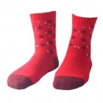 Set of 5 Pairs Women Autumn/Winter Thicken Warm Cute Cotton Socks B