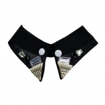 Stylish Shirt Collar Fake Collar Detachable Stand Collar False Collar Neckband-Black NO.03
