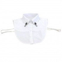 Stylish Clothing Accessories Womens Shirt Collar Detachable Neckband False Collar #21