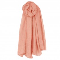 Womens Fashion Solid Scarves Comfortable Scarf Shawl Wrap Neck Wear, Pink