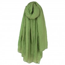 Womens Fashion Solid Scarves Comfortable Scarf Shawl Wrap Neck Wear, Green