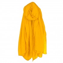 Womens Fashion Solid Scarves Comfortable Scarf Shawl Wrap Neck Wear, Yellow