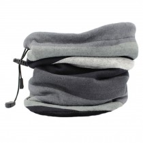 Unisex Fashion Scarf Loop Scarfs Warm Headscarf Head Wrap Scarves, Grey/Stripe