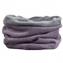 Unisex Warm Scarf Loop Scarfs Headscarf Head Wrap Neck Scarves Cap Hat, Purple