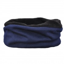 Unisex Warm Scarf Loop Scarfs Headscarf Head Wrap Neck Scarves Cap Hat Deep Blue