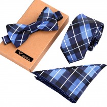Formal/Informal Ties Set Mens Fashionable Necktie/Bow Tie/Pocket Square