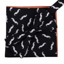 Korean Formal/Informal Bow Tie Pocket Square Casual Cotton Handkerchief #03