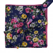 Korean Formal/Informal Bow Tie Pocket Square Casual Cotton Handkerchief #05