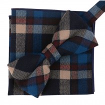 Fashion Casual Bow Tie Pocket Square Business Necktie Pocket Cloth NO.18