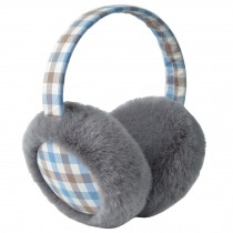 Super Comfy Cute Girls Small Plaid , Lovely  Earmuffs For The Winter  / Soft And Warm