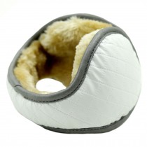 Outdoor Comfortable Earmuff Winter Accessory Ear Warmer Foldable, White