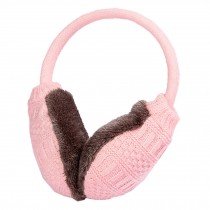 Knitting Super Soft Earmuffs Winter Earmuffs Ear Warmers,Pink