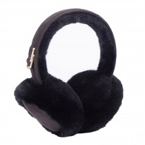 Folding Earmuffs Super Soft Earmuffs Winter Earmuffs Ear Warmers,Black