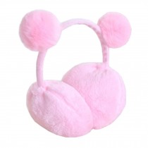 Cute Ball Earmuffs Super Soft Earmuffs Winter Earmuffs Ear Warmers, Pink