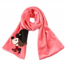 Lovely Cartoon Child's Scarves Fashion Scarves Neck Scarf,Light Red