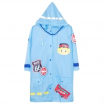 Unisex Kid's Lovely Raincoat Waterproof Raincoat Toddler,Blue